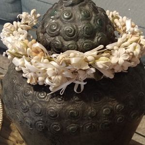 Porcelain Floral handmade headpiece